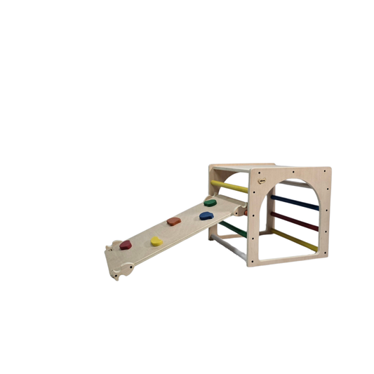 Galleda d'Escalada Aprenentatge Pikler 50 x 50 x 50 EQ005 Woodgo.