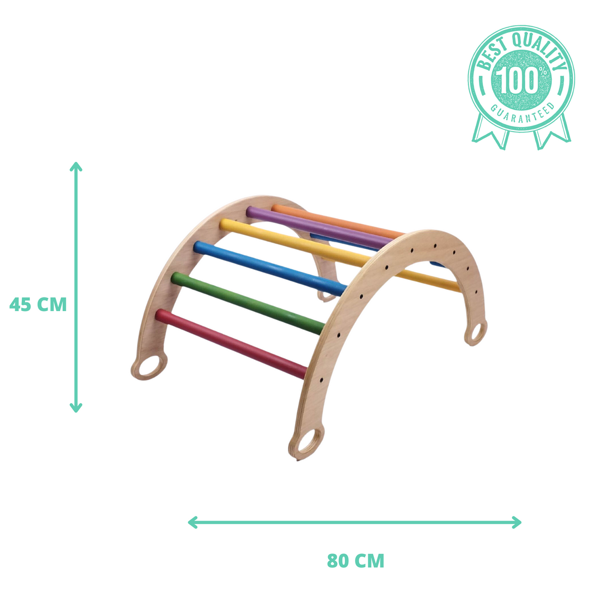 Arco de aprendizaje Montessori Xino en madera contrachapada de pino  (100x60x50 cm), PLYKIT