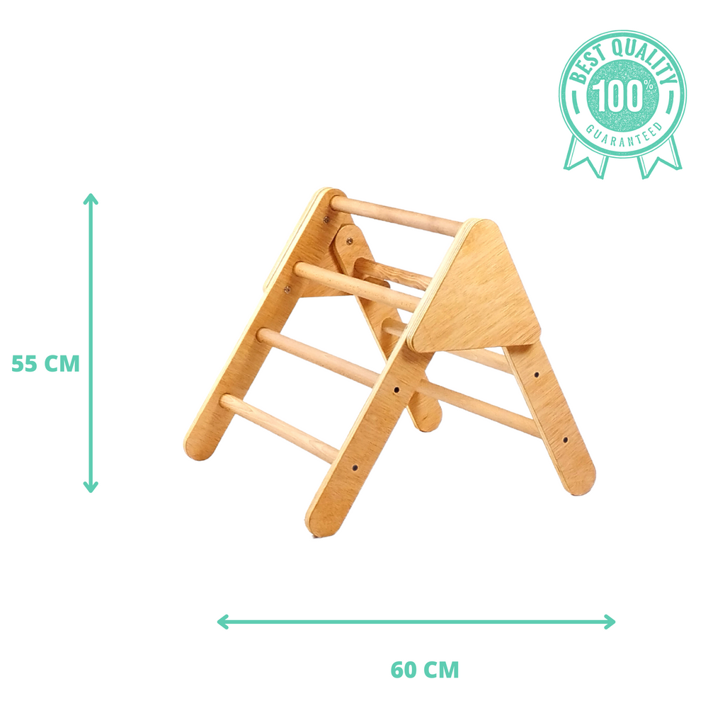 Escalera en arco Montessori Pikler de madera