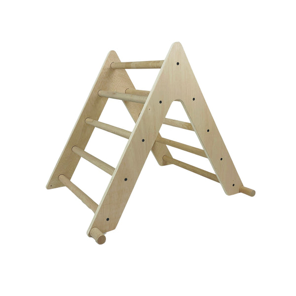 Pikler Triangle d'Apprentissage Pliant en Bois 90 x 60 x 80 CM. TREMSC0007 Woodgo.