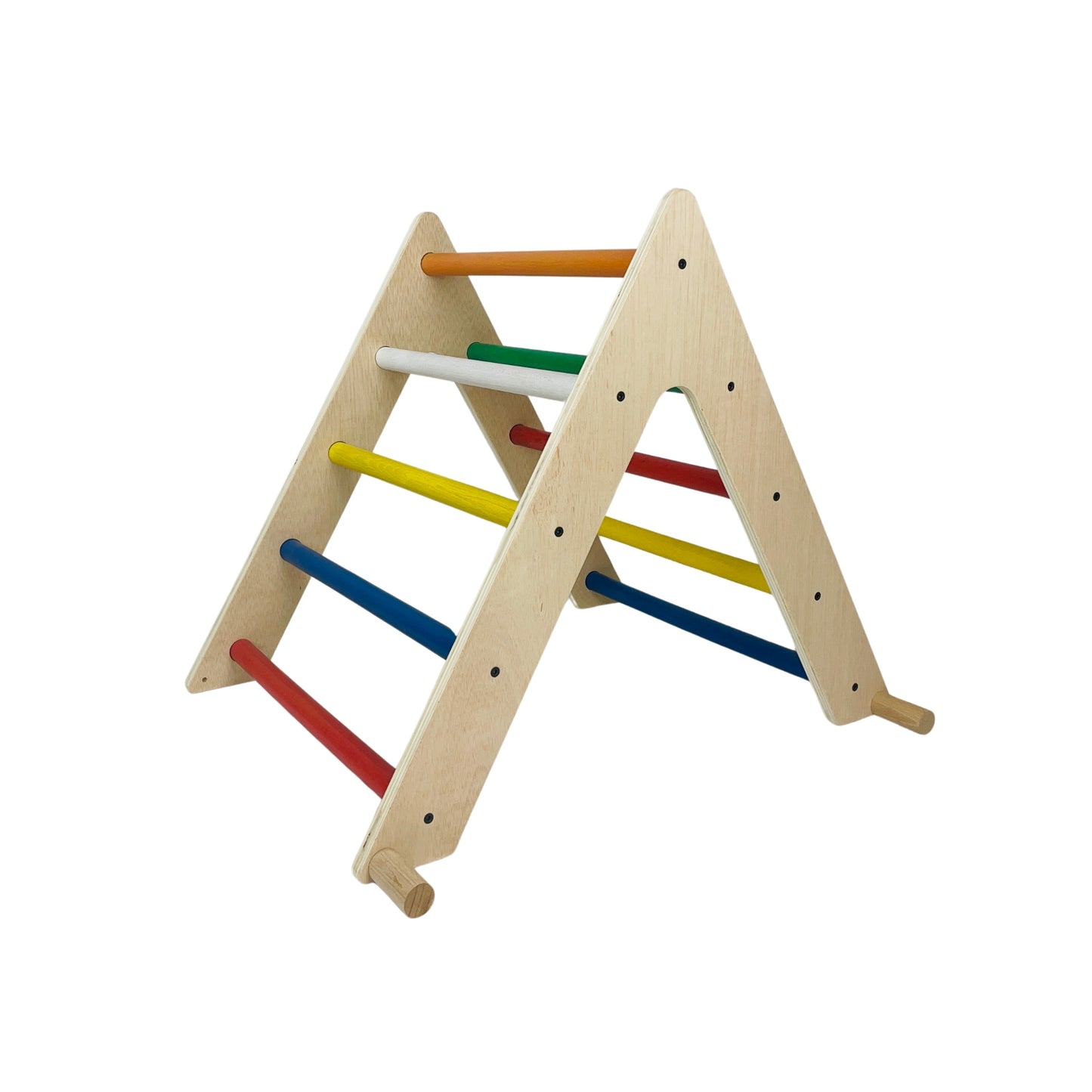 Triangle d'aprenentatge Pikler Plegable Fusta 90 x 60 x 80 Cm. P01033 Woodgo.