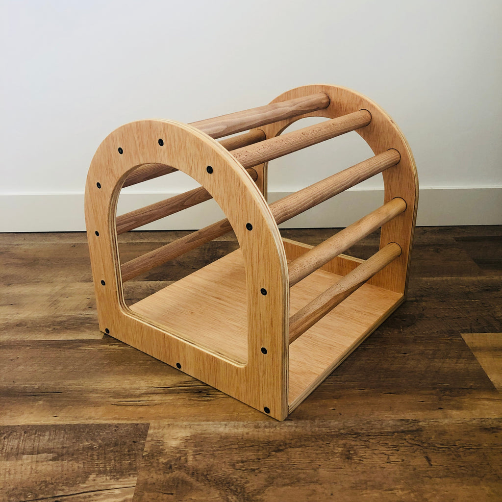 Arche d apprentissage Pikler en bois. Moyen 40 x 45 x 40 CM